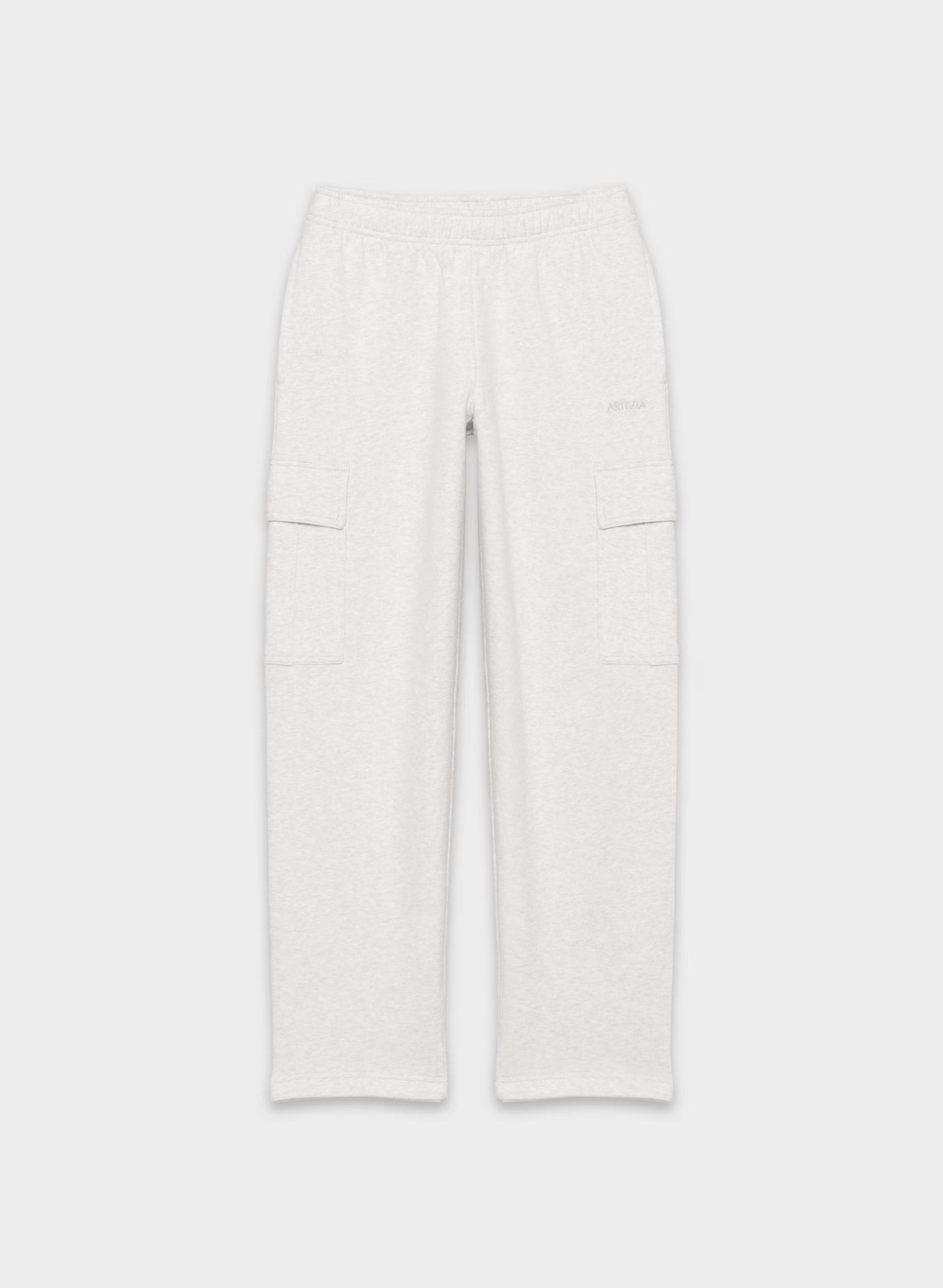 Cozy Sweatfleece Mega Cargo™ Sweatpant - HEATHER CLOUD WHITE