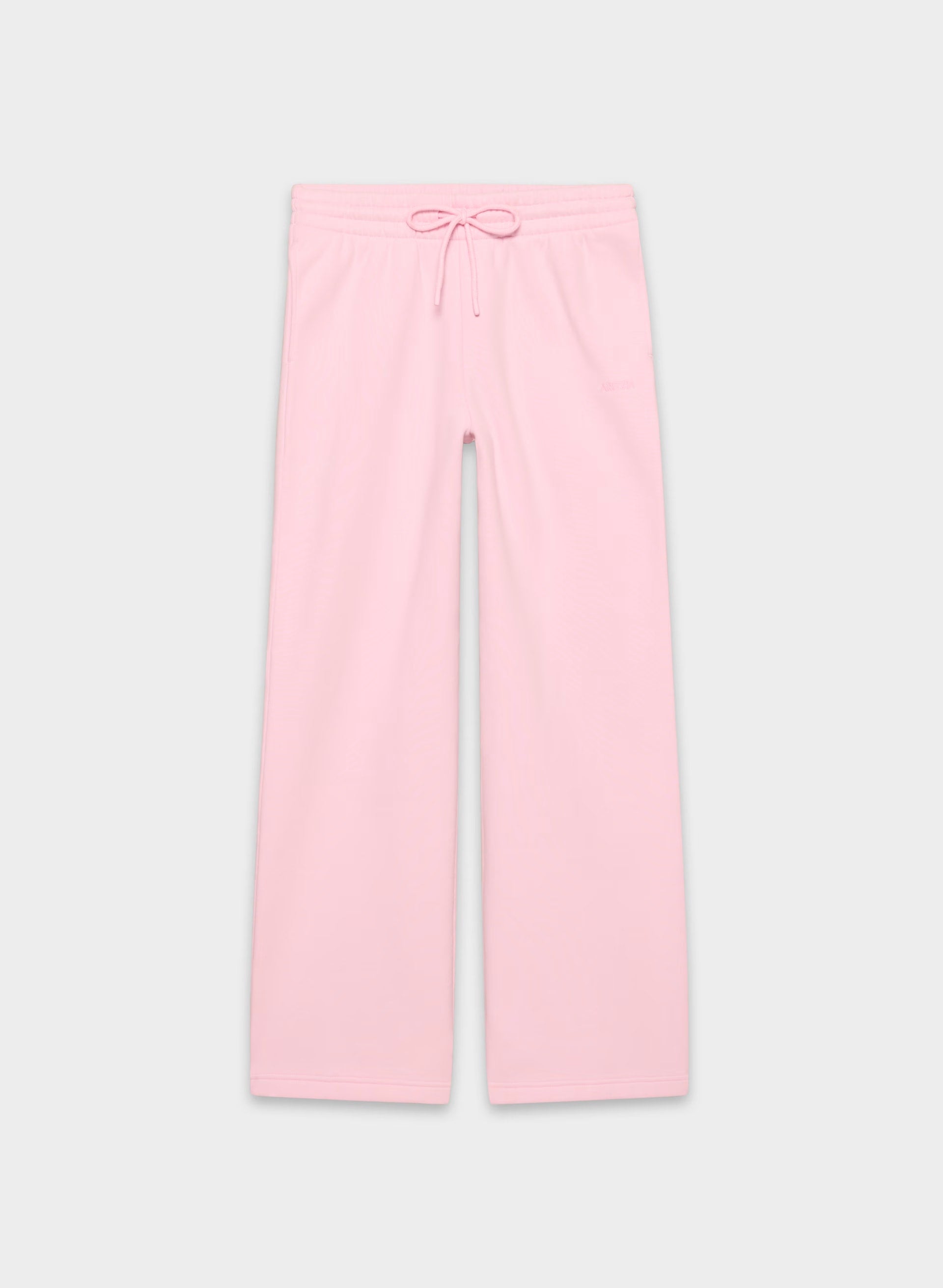 Cozy Sweatfleece Boyfriend Wide Sweatpant - MILKSHAKE PINK