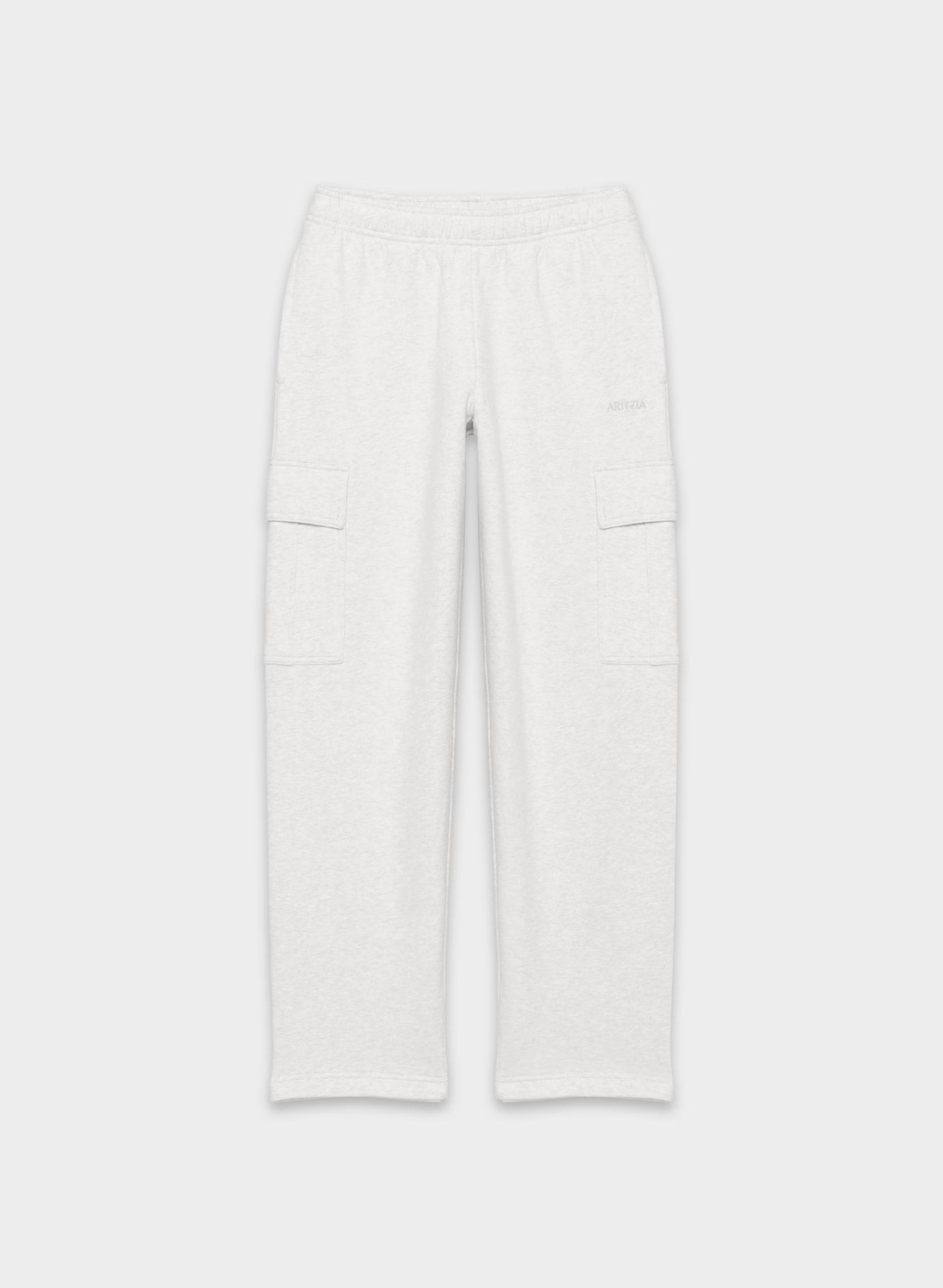 Cozy Sweatfleece Mega Cargo™ Sweatpant - HEATHER CLOUD WHITE