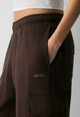 Cozy Sweatfleece Mega Cargo™ Sweatpant - RICH MOCHA BROWN