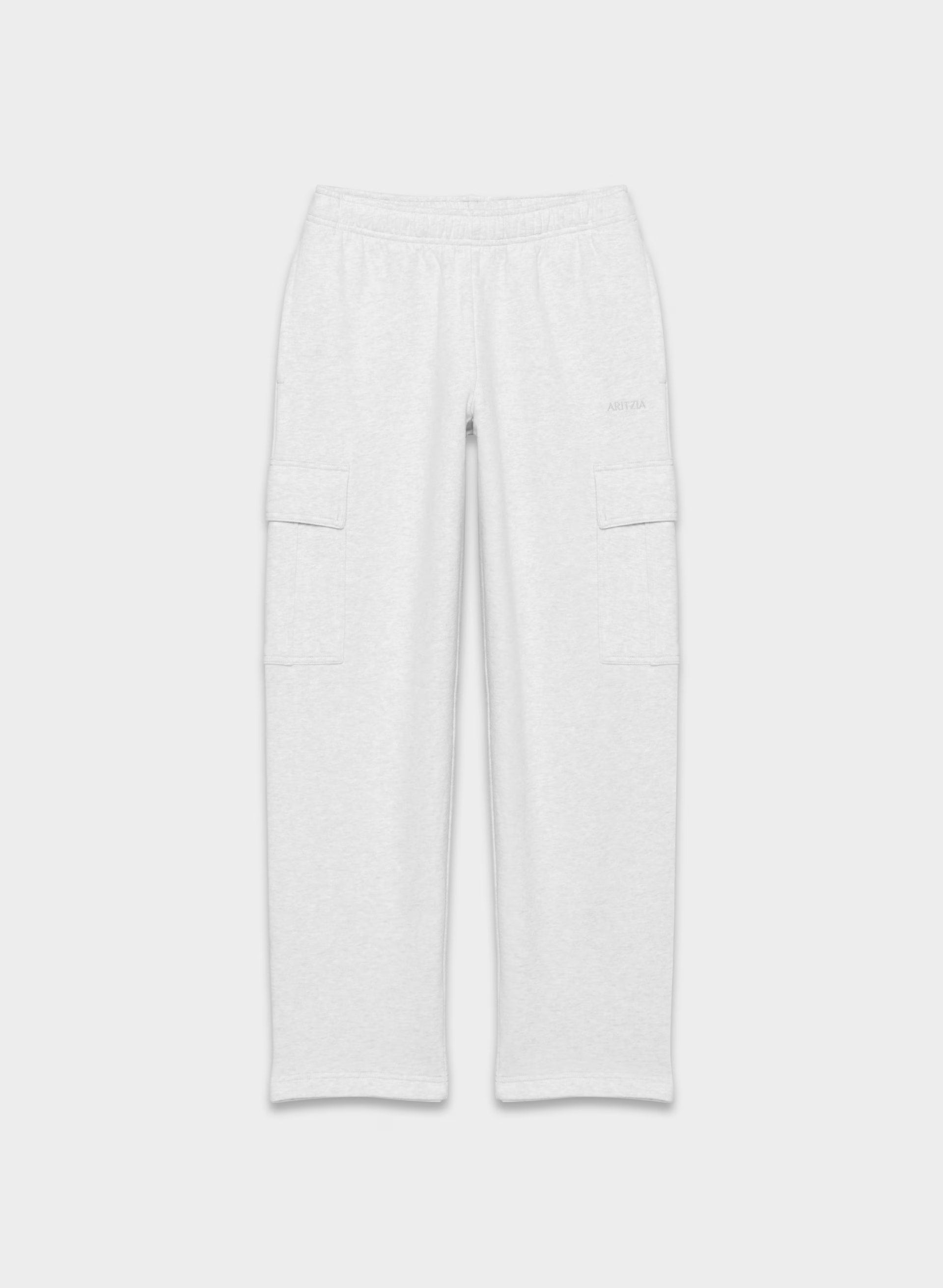 Cozy Sweatfleece Mega Cargo™ Sweatpant - HEATHER CLOUD WHITE