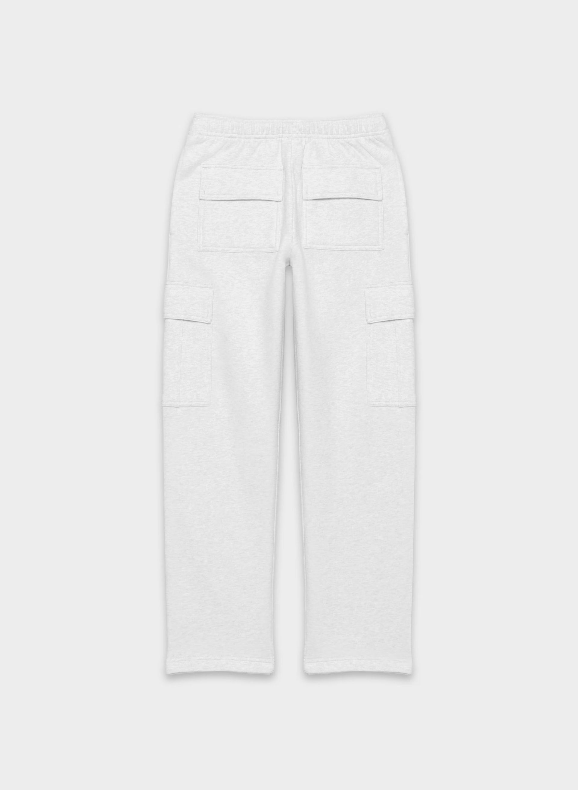Cozy Sweatfleece Mega Cargo™ Sweatpant - HEATHER CLOUD WHITE