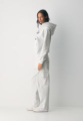 Cozy Sweatfleece Mega Cargo™ Sweatpant - HEATHER CLOUD WHITE