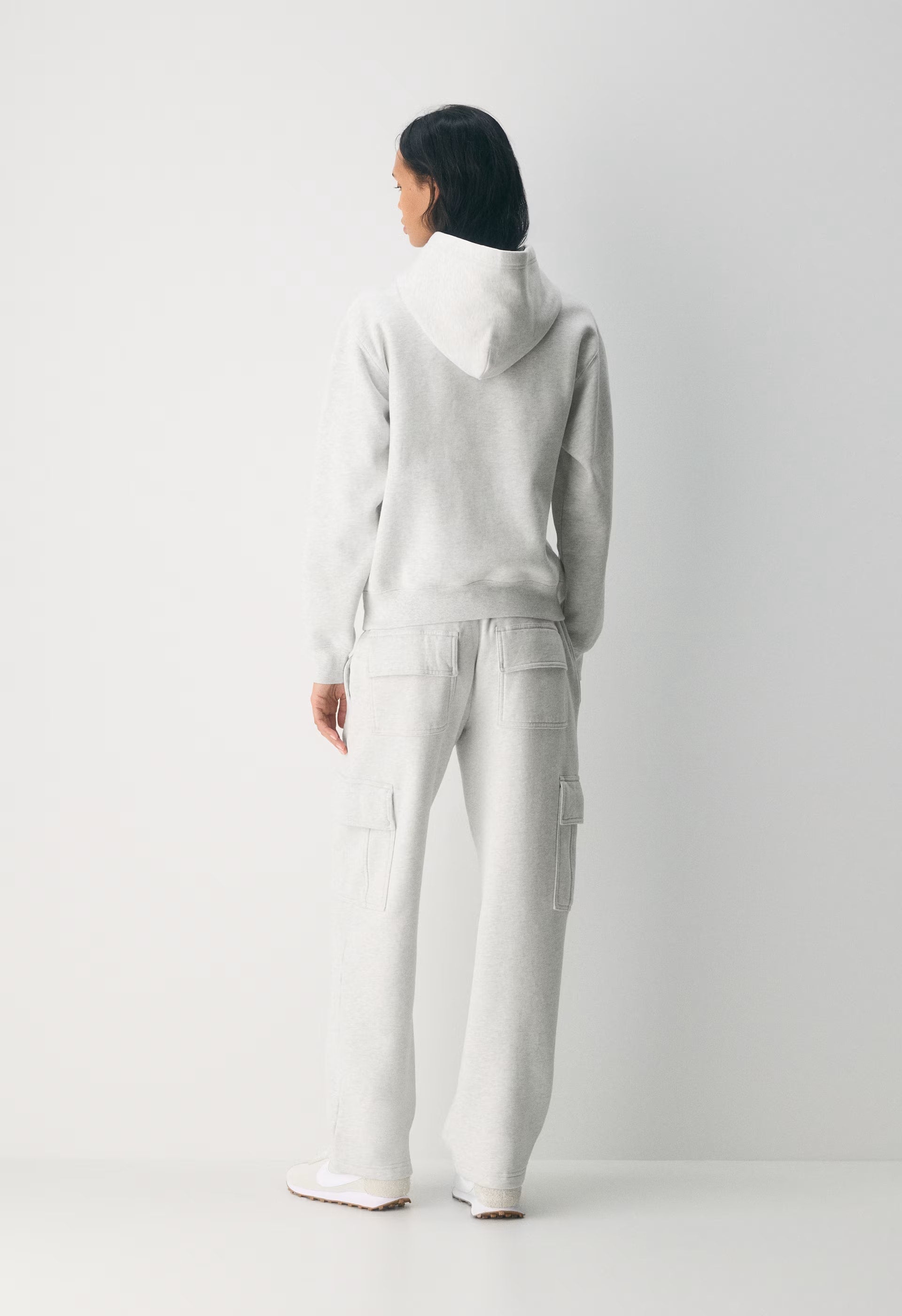 Cozy Sweatfleece Mega Cargo™ Sweatpant - HEATHER CLOUD WHITE