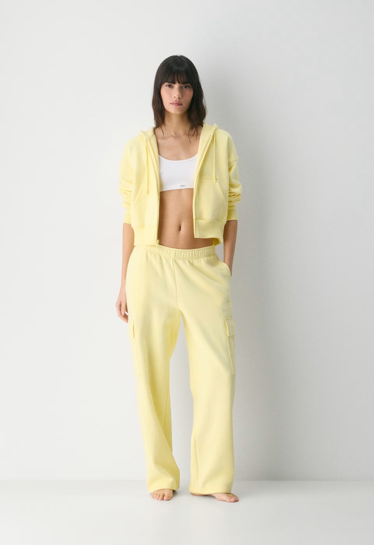 Cozy Sweatfleece Mega Cargo™ Sweatpant - LEMONADE