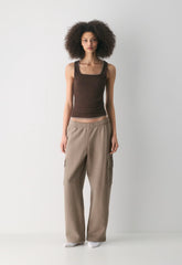 Cozy Sweatfleece Mega Cargo™ Sweatpant - NOMAD TAUPE