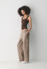 Cozy Sweatfleece Mega Cargo™ Sweatpant - NOMAD TAUPE