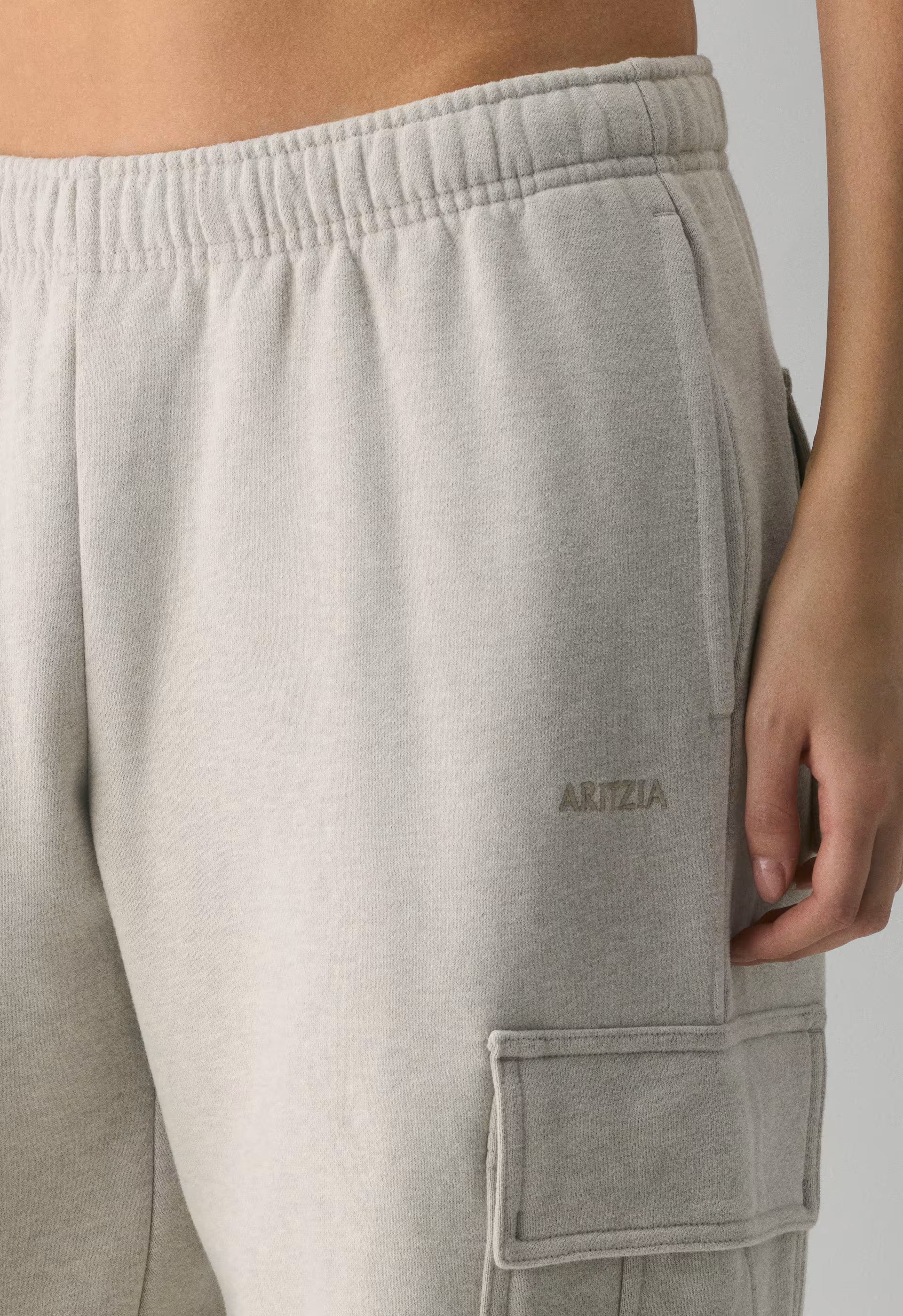 Cozy Sweatfleece Mega Cargo™ Sweatpant - HEATHER ECRU