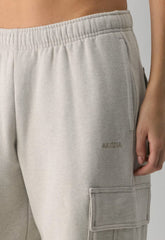 Cozy Sweatfleece Mega Cargo™ Sweatpant - HEATHER ECRU