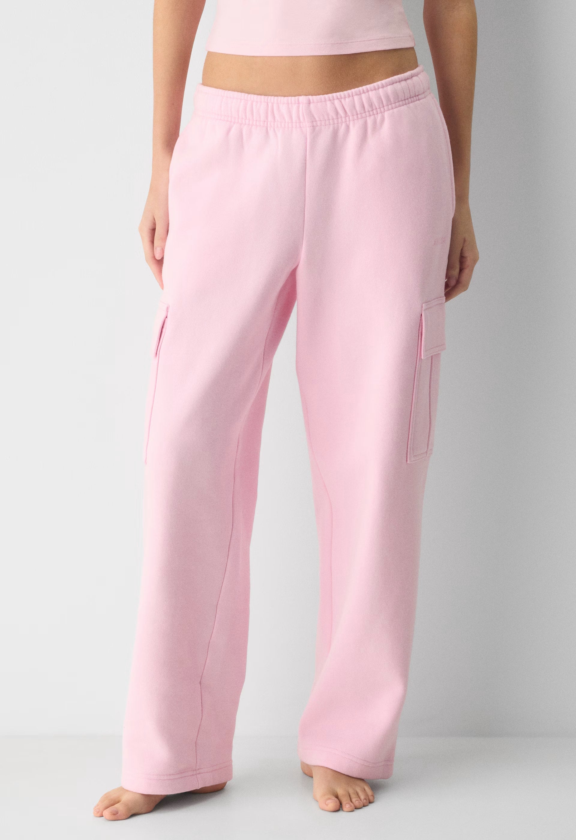 Cozy Sweatfleece Mega Cargo™ Sweatpant - MILKSHAKE PINK