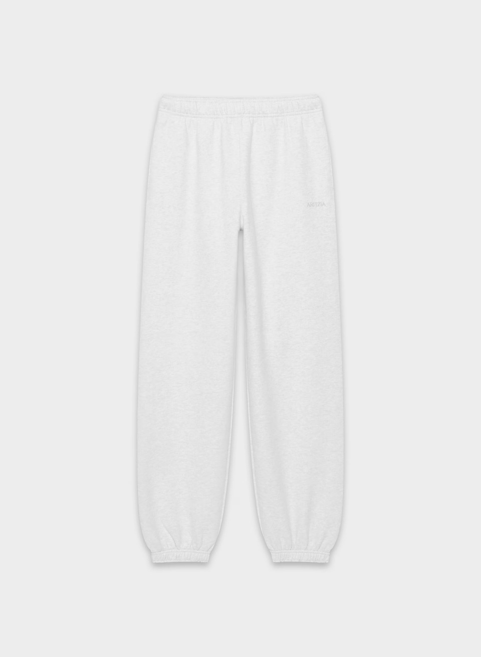 Cozy Sweatfleece Mega Jogger - HEATHER CLOUD WHITE