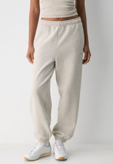 Cozy Sweatfleece Mega Jogger - HEATHER ECRU
