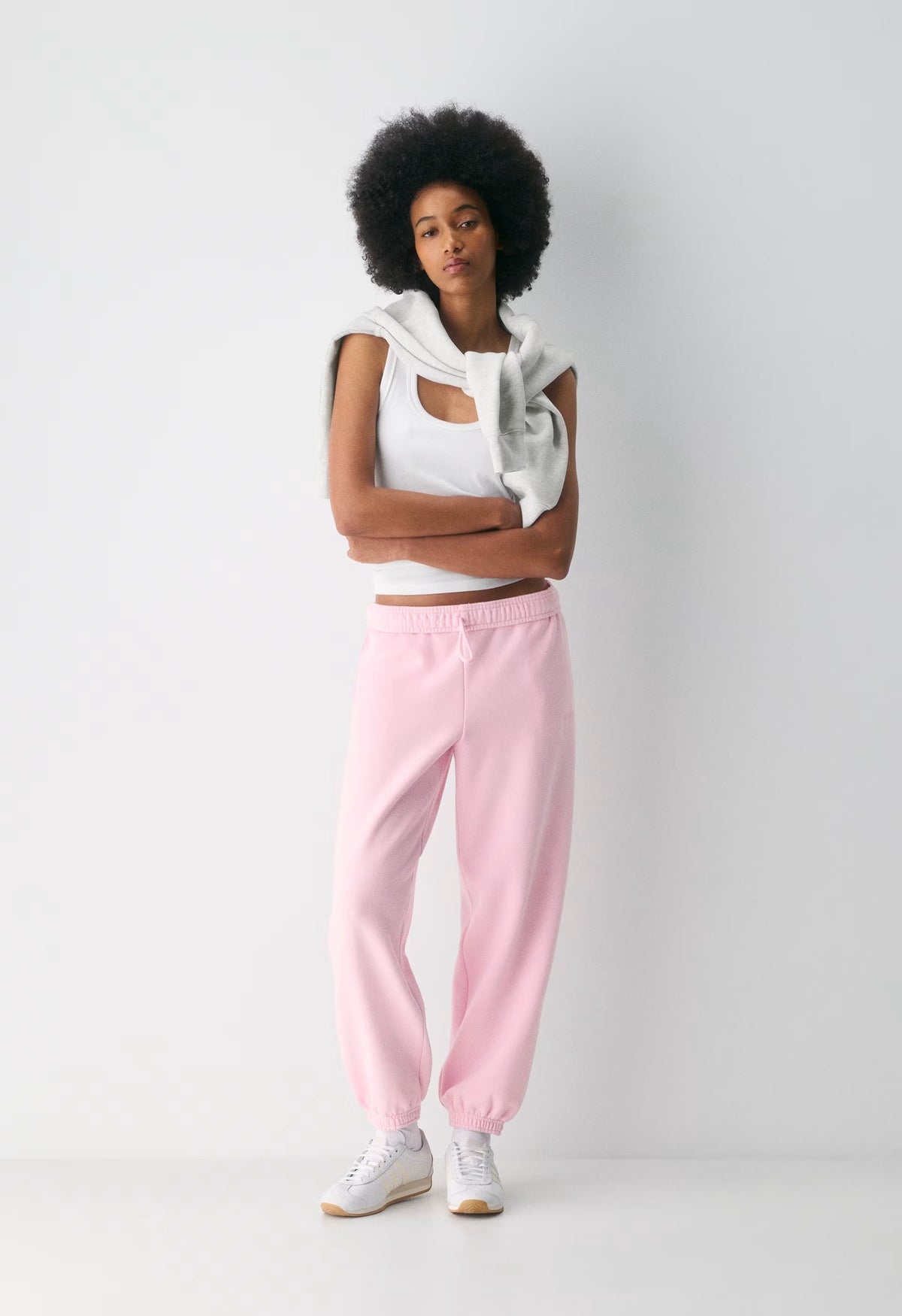 Cozy Sweatfleece Mega Jogger - MILKSHAKE PINK