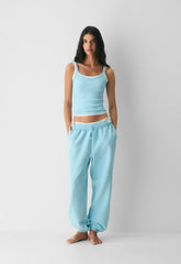 Cozy Sweatfleece Mega Jogger - PANORAMA BLUE
