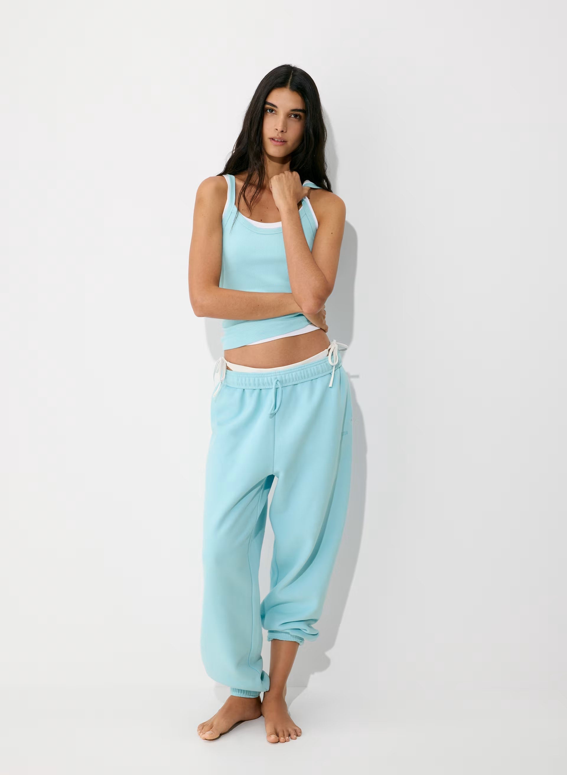 Cozy Sweatfleece Mega Jogger - PANORAMA BLUE