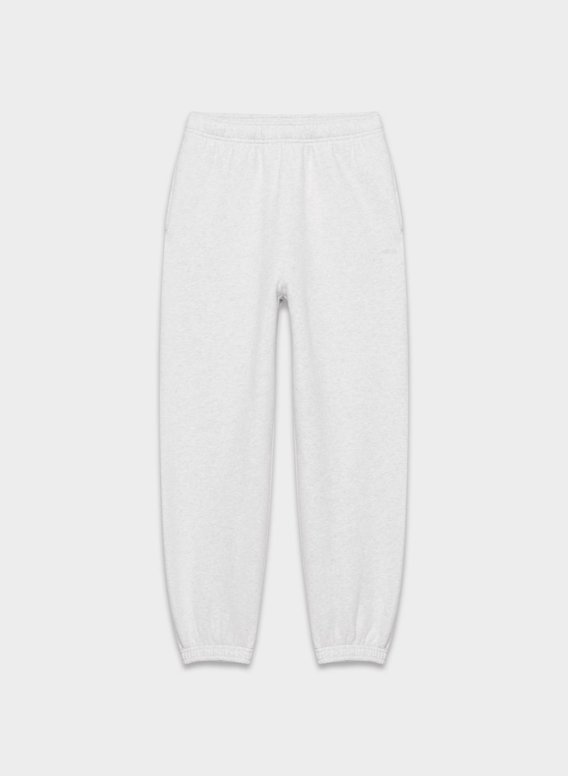 Cozy Sweatfleece Mega Jogger - HEATHER CLOUD WHITE