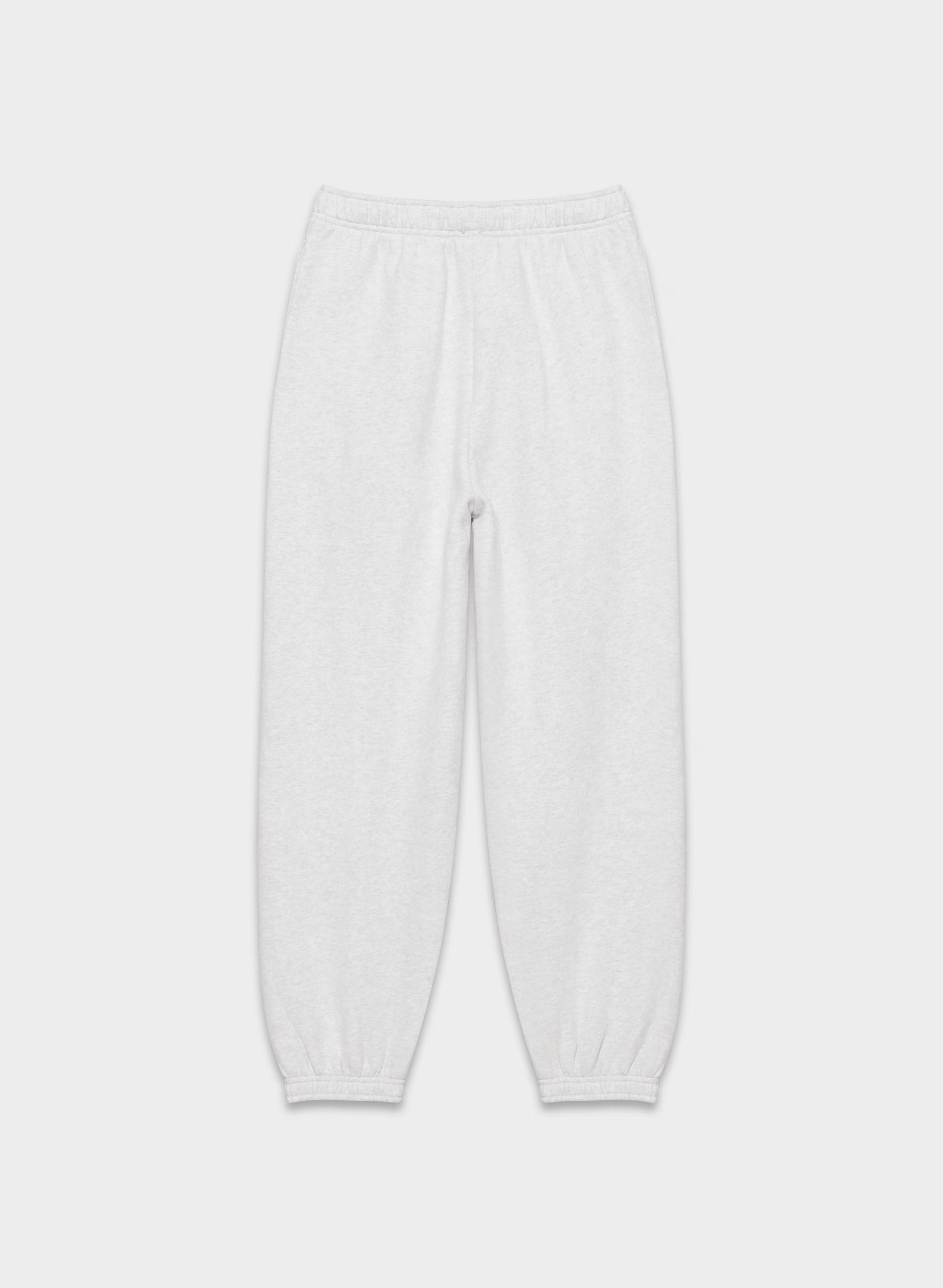 Cozy Sweatfleece Mega Jogger - HEATHER CLOUD WHITE