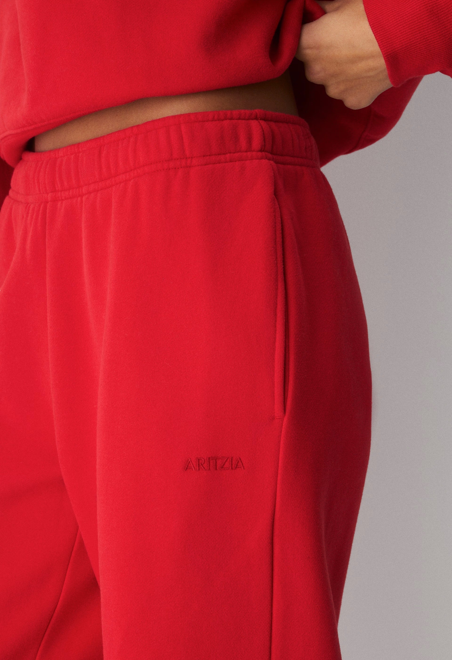Cozy Sweatfleece Mega Straight™ Sweatpant - FLASHING RED
