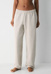 Cozy Sweatfleece Mega Straight™ Sweatpant - HEATHER ECRU