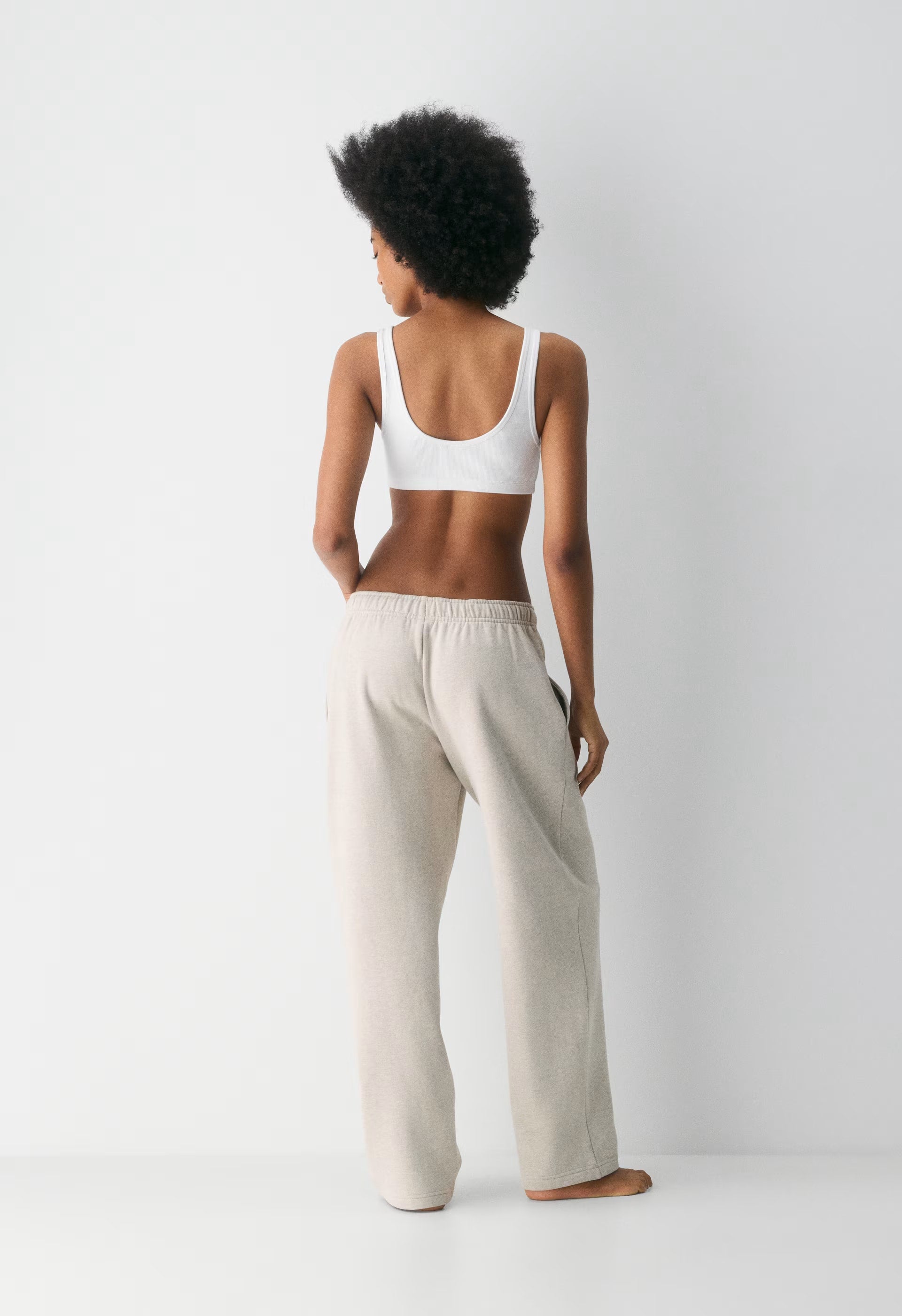 Cozy Sweatfleece Mega Straight™ Sweatpant - HEATHER ECRU