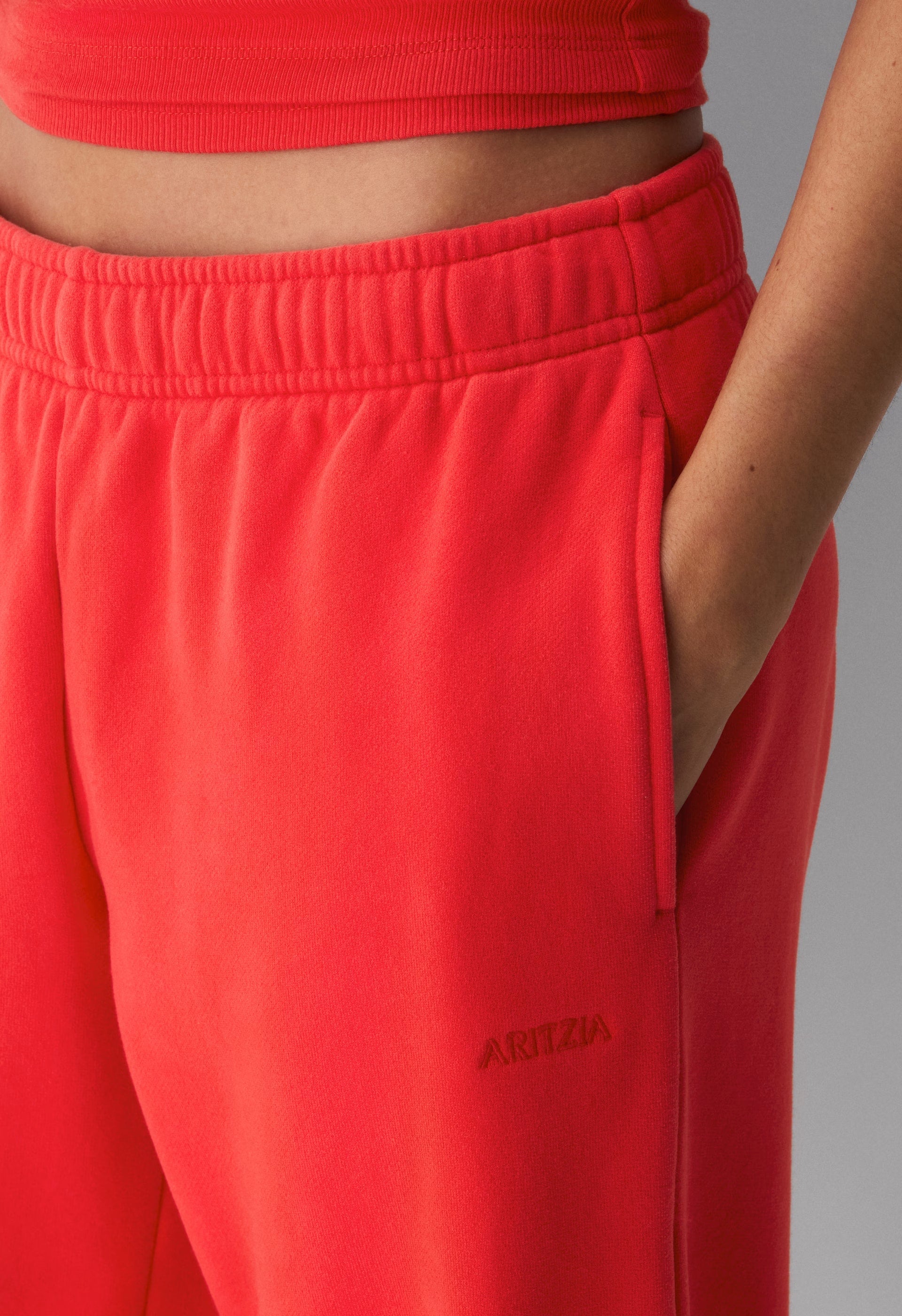 Cozy Sweatfleece Mega Straight™ Sweatpant - CHERRYBOMB RED