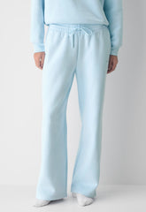 Cozy Sweatfleece Boyfriend Wide Sweatpant - VILLA BLUE
