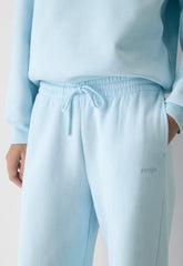 Cozy Sweatfleece Boyfriend Wide Sweatpant - VILLA BLUE