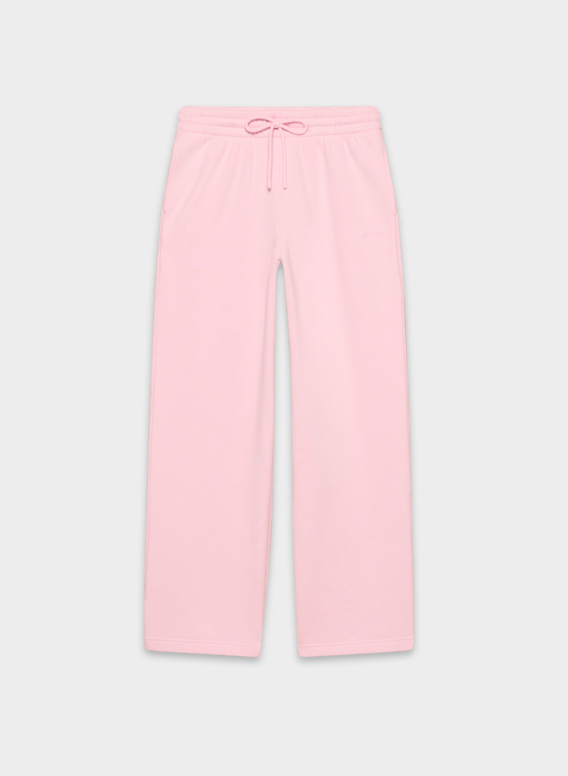 Cozy Sweatfleece Boyfriend Wide Sweatpant - MILKSHAKE PINK