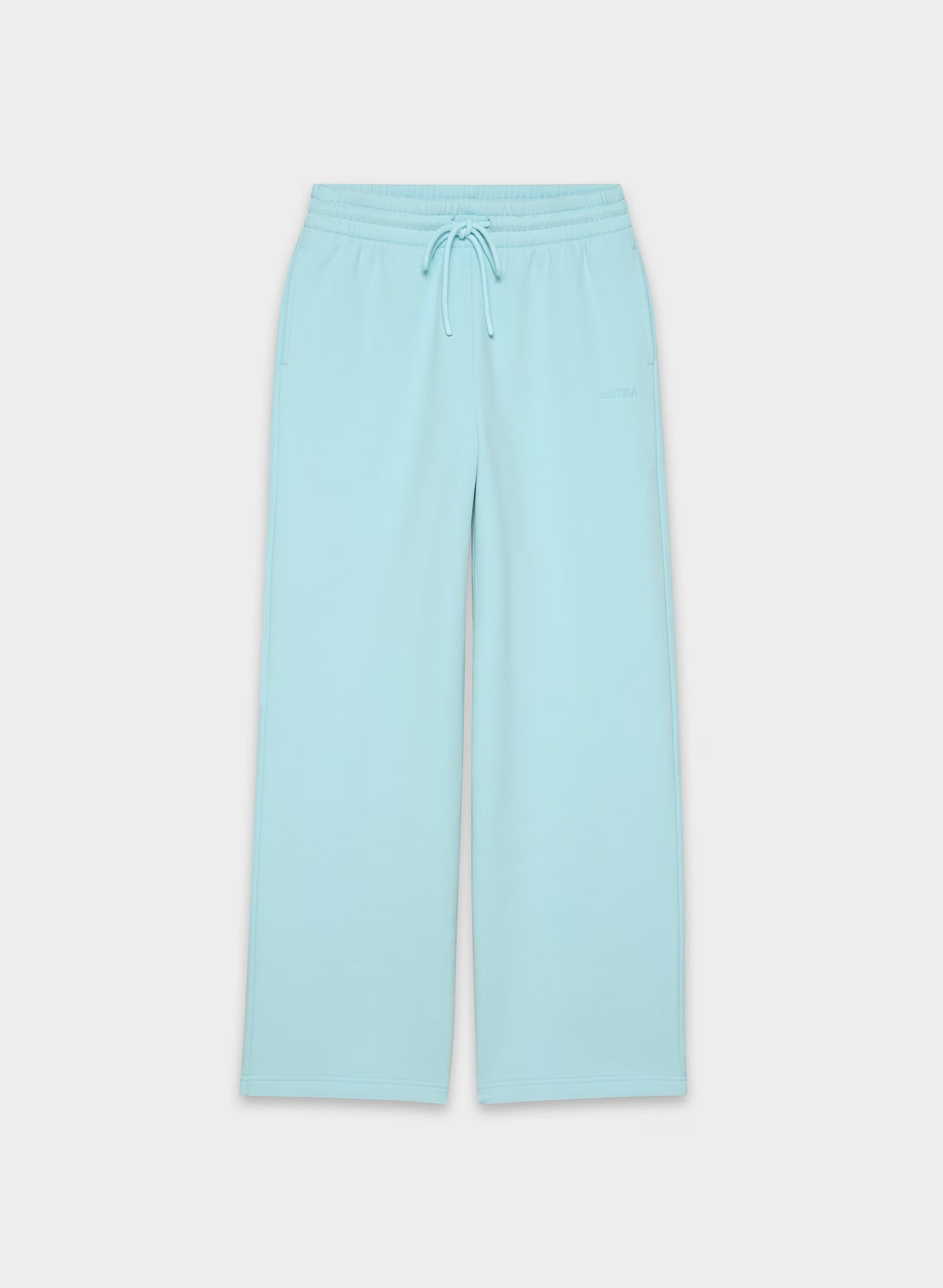 Cozy Sweatfleece Boyfriend Wide Sweatpant - PANORAMA BLUE