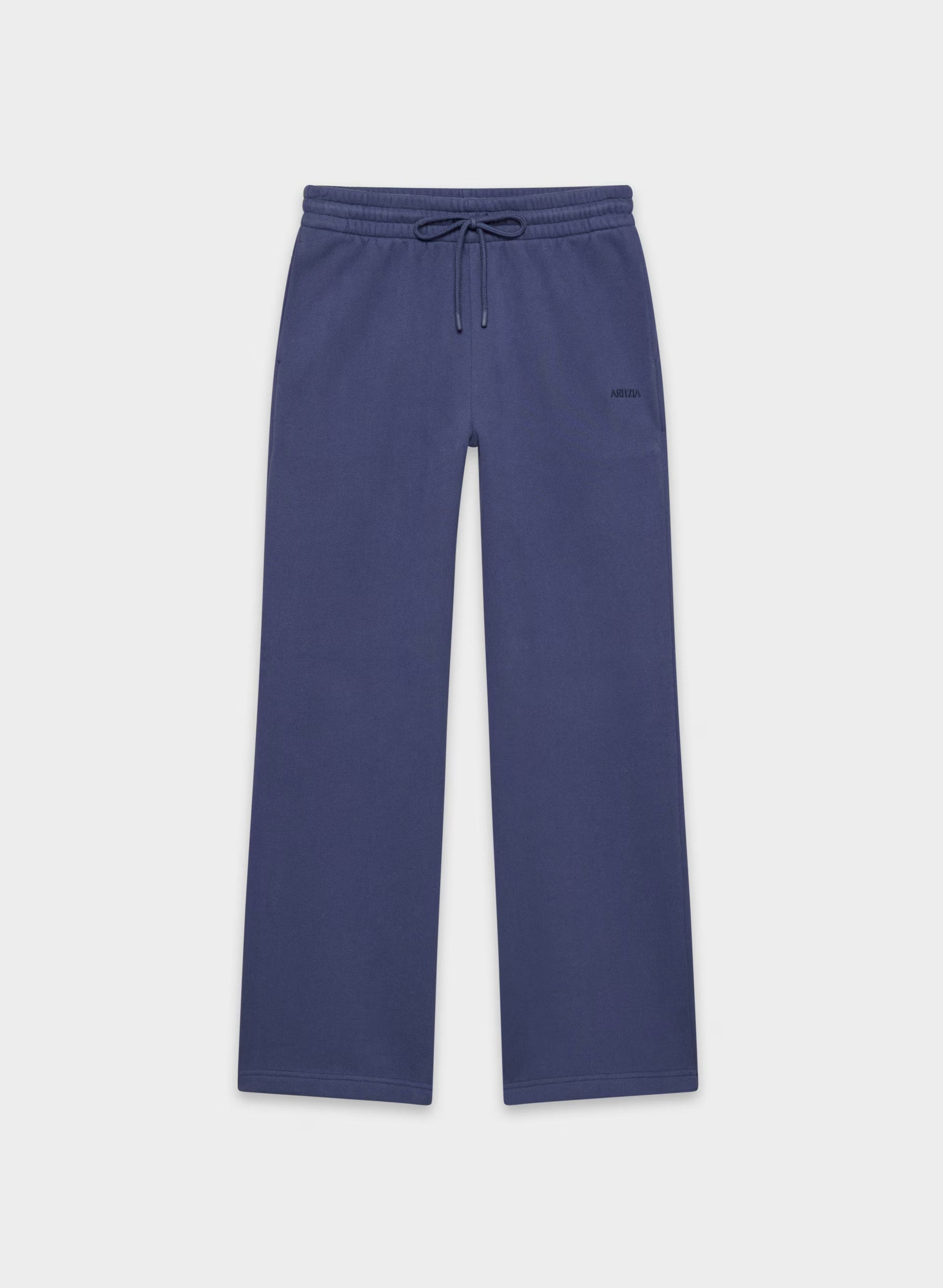 Cozy Sweatfleece Boyfriend Wide Sweatpant - HARBOUR NAVY