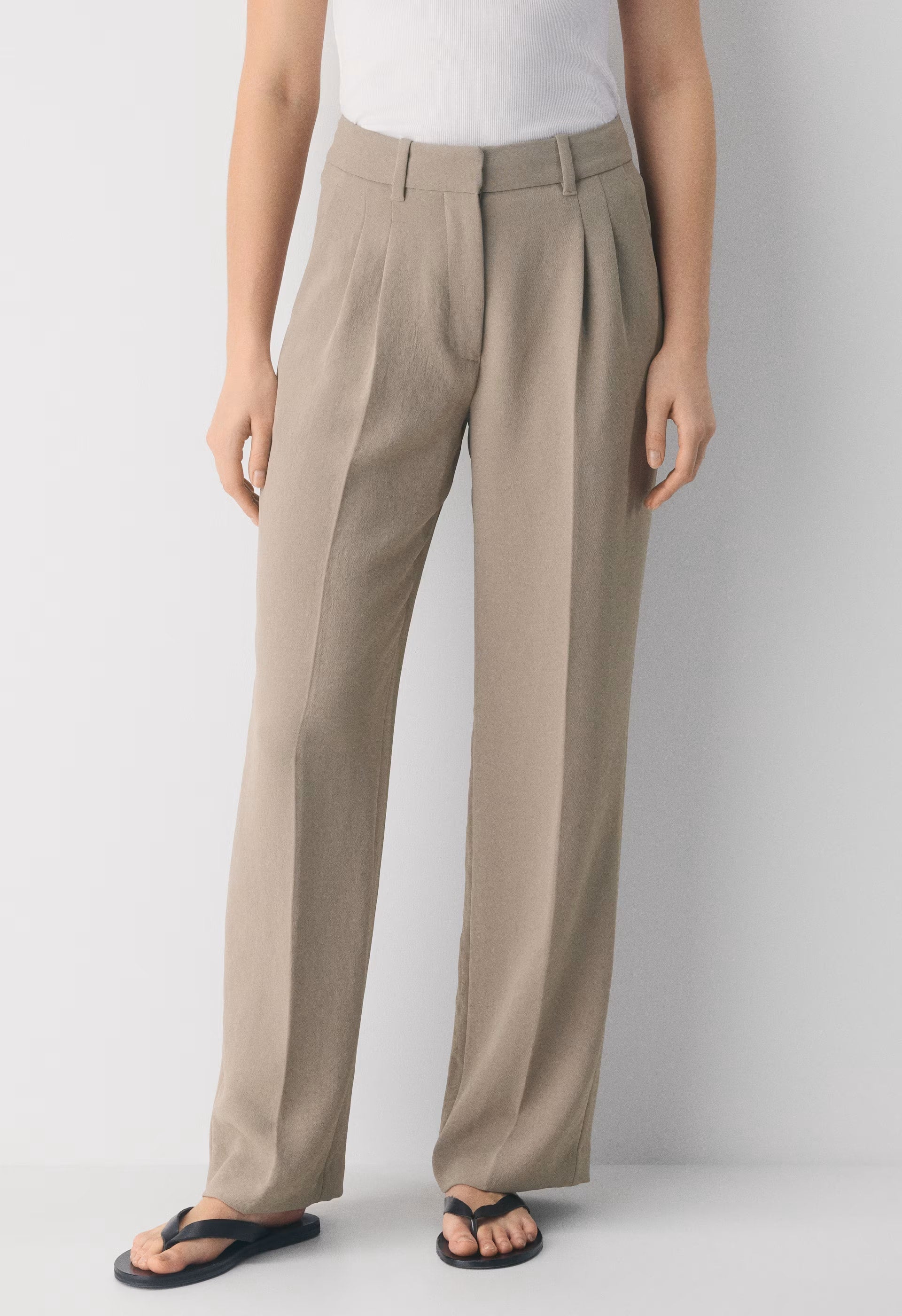 The Effortless Pant™ Curve-Fit - Crepette™ - NOMAD TAUPE