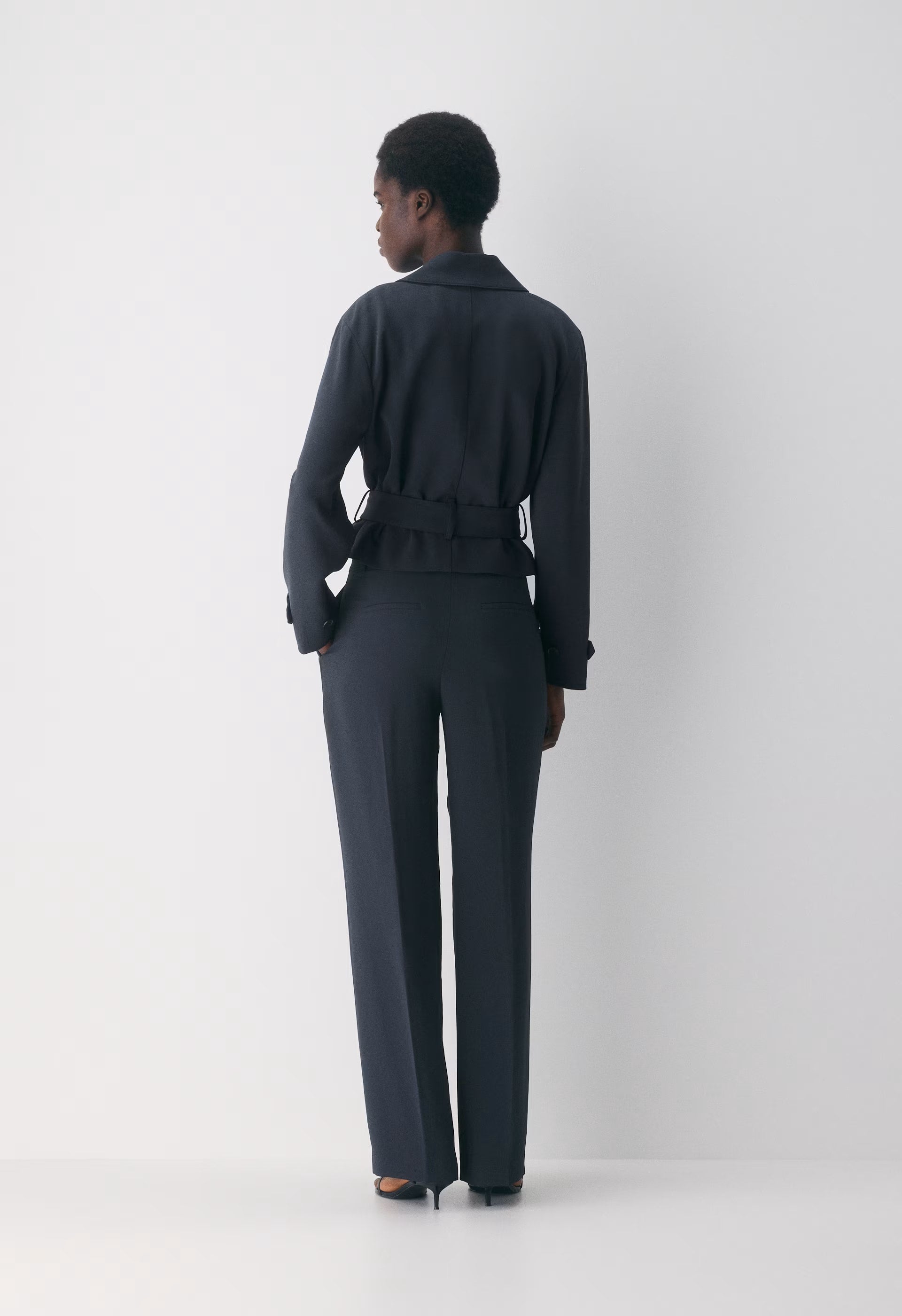 The Effortless Pant™ Curve-Fit - Crepette™ - DARK NIGHT NAVY