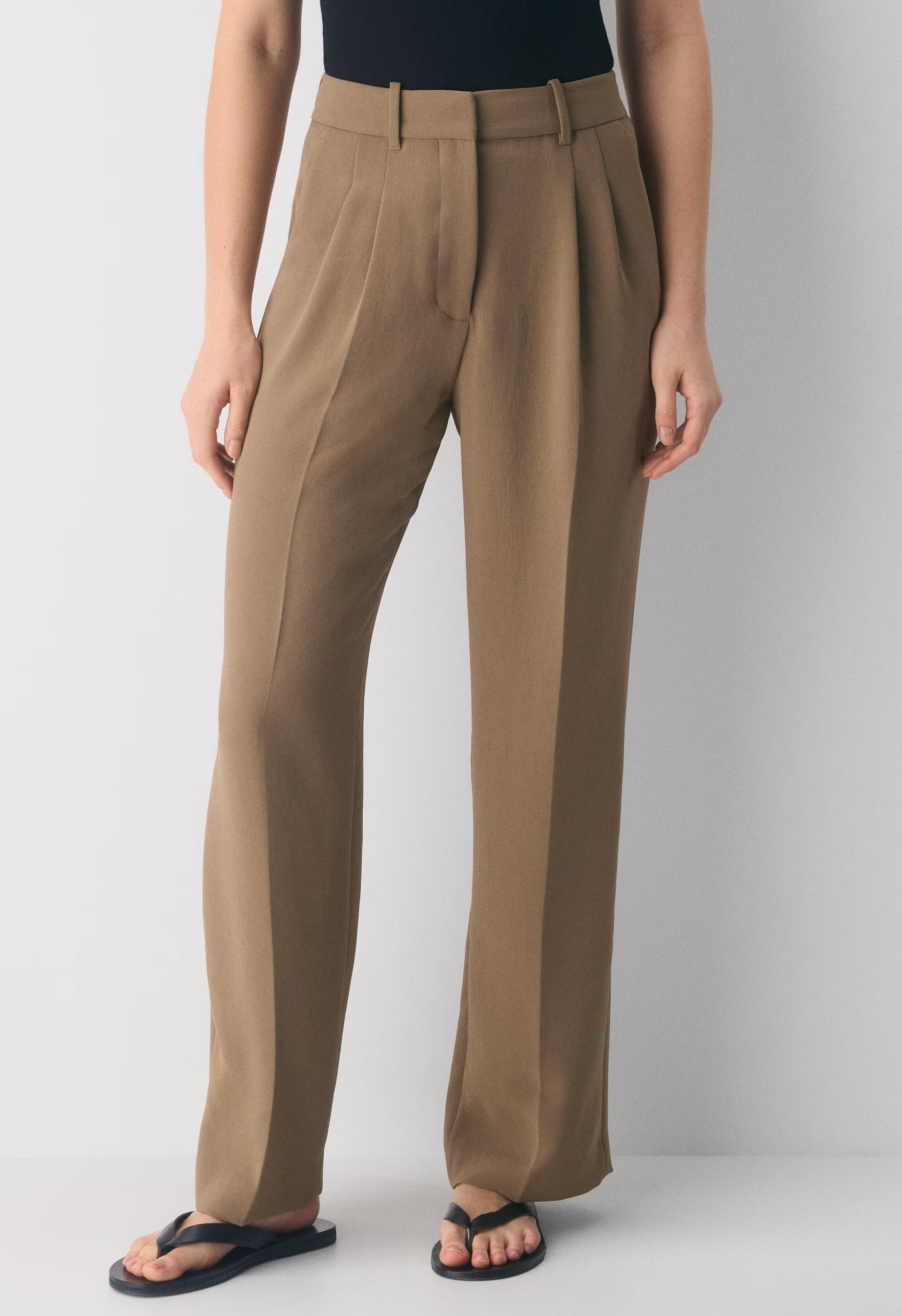 The Effortless Pant™ Curve-Fit - Crepette™ - FOLIO TAUPE
