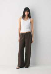 The Lodge Pant™ - Crepette™ - RICH MOCHA BROWN