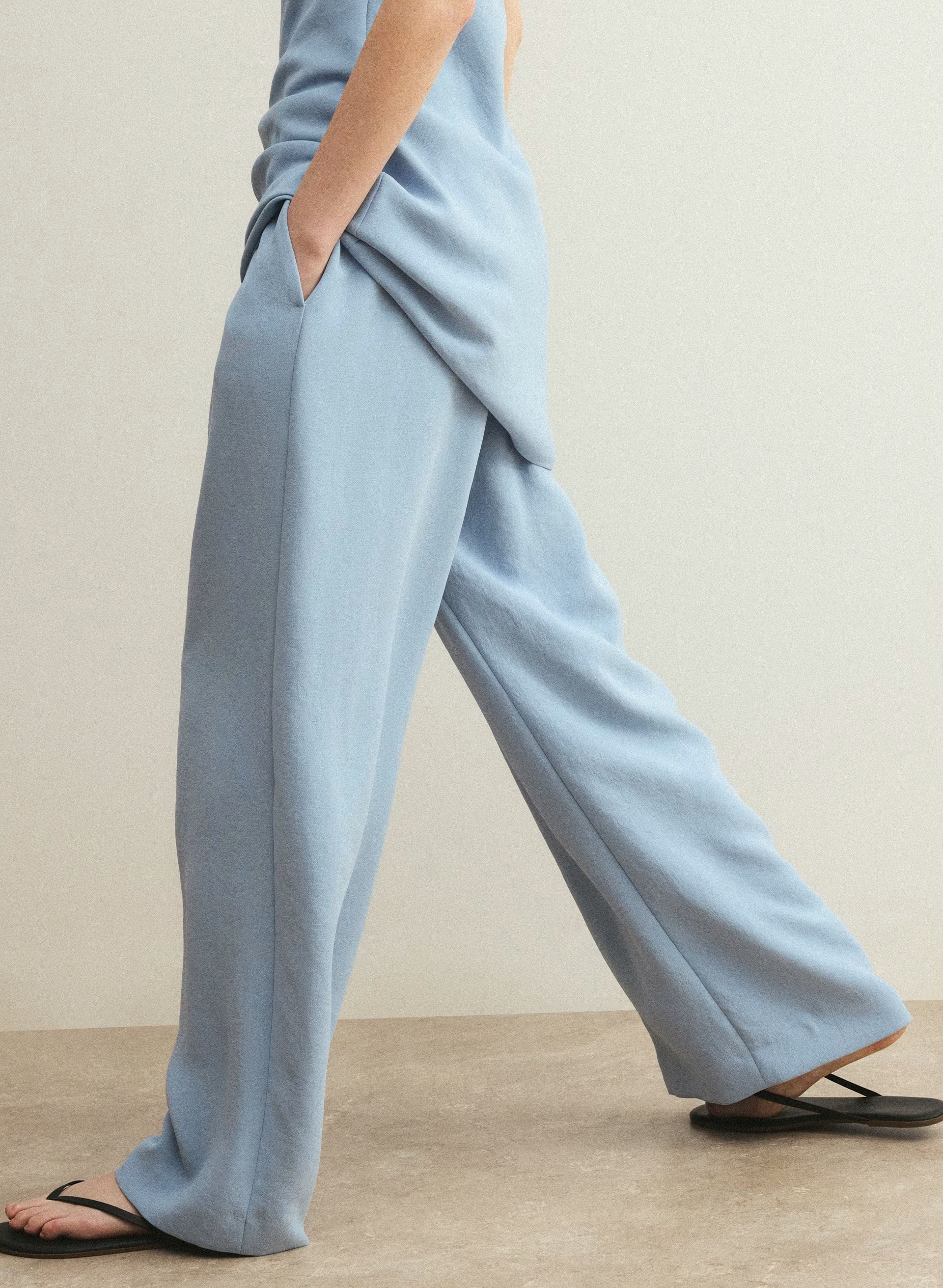 The Lodge Pant™ - Crepette™ - RIPPLE BLUE