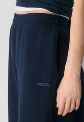 Cozy Sweatfleece Boyfriend Barrel Sweatpant - ADMIRAL
