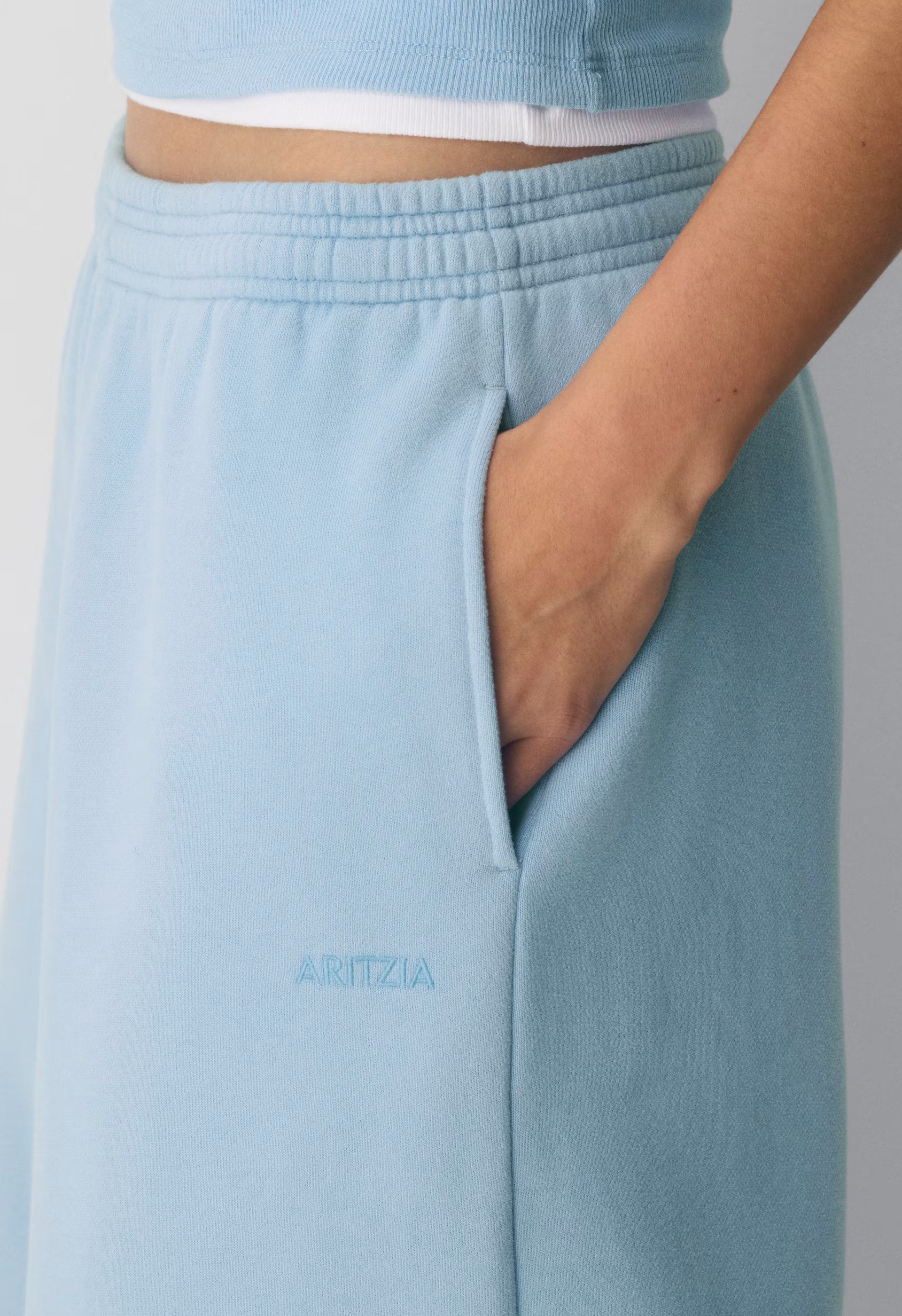 Cozy Sweatfleece Boyfriend Barrel Sweatpant - HEATHER ECRU