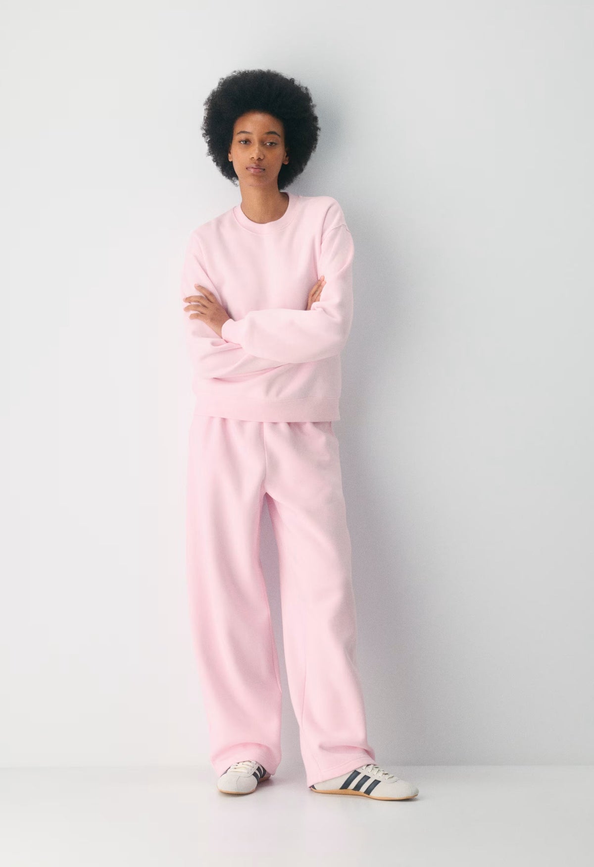 Cozy Sweatfleece Boyfriend Barrel Sweatpant - VILLA PINK