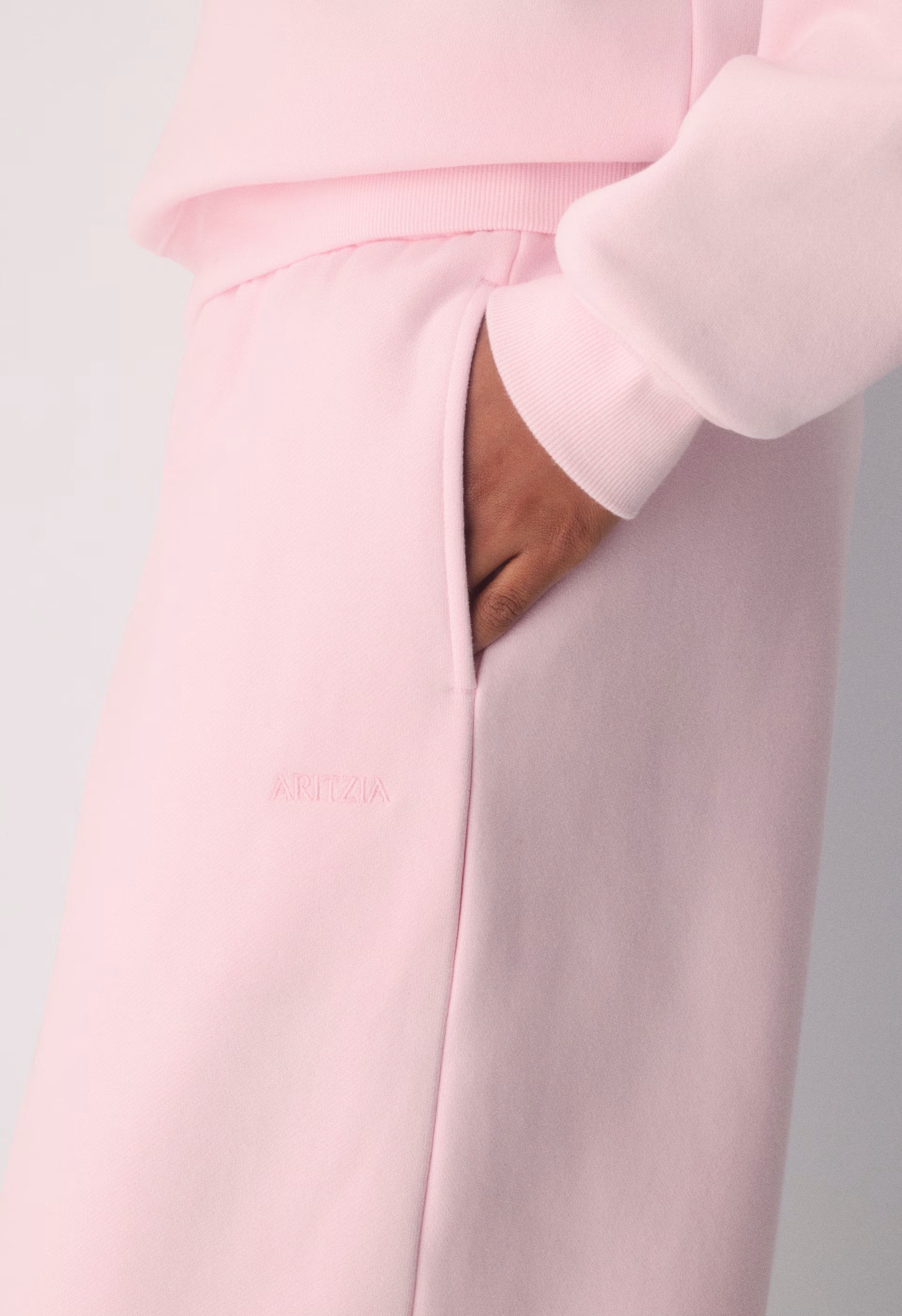 Cozy Sweatfleece Boyfriend Barrel Sweatpant - VILLA PINK