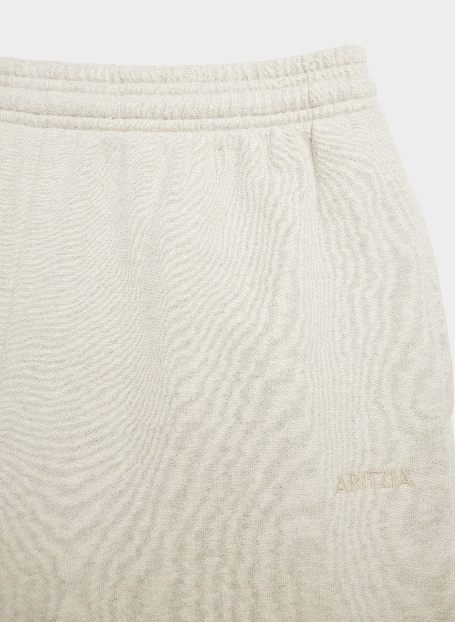 Cozy Sweatfleece Boyfriend Barrel Sweatpant - HEATHER ECRU
