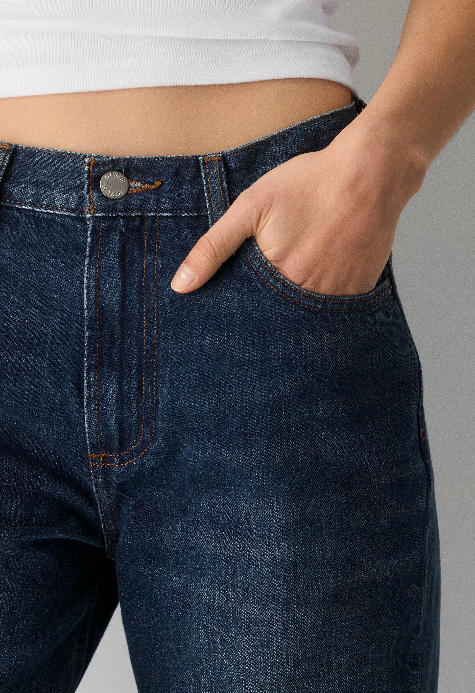 Denim Forum The '90s Iggy Lo-Rise Baggy Jean - BE ABOUT DARK BLEU