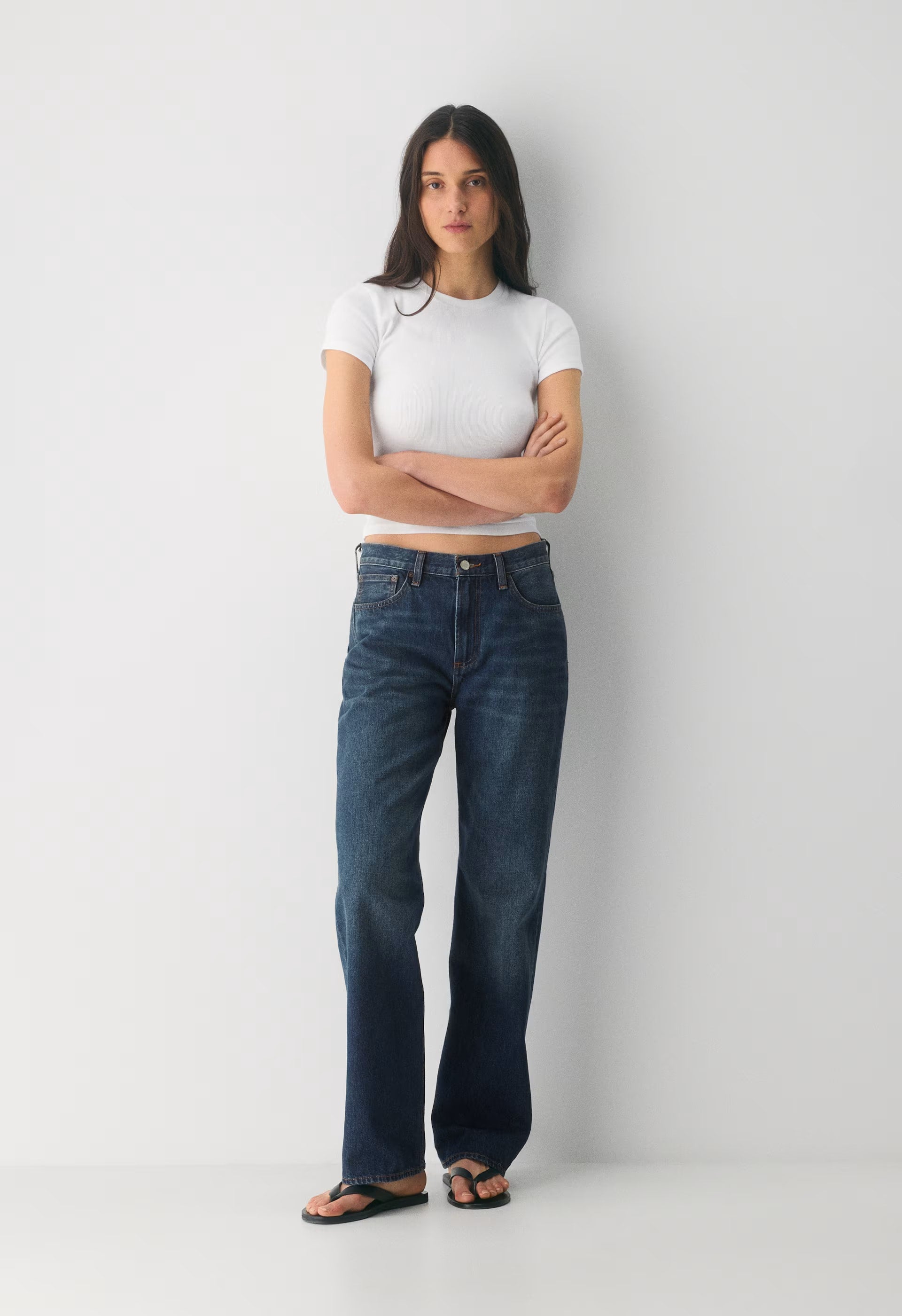 Denim Forum The '90s Iggy Lo-Rise Baggy Jean - BE ABOUT DARK BLEU