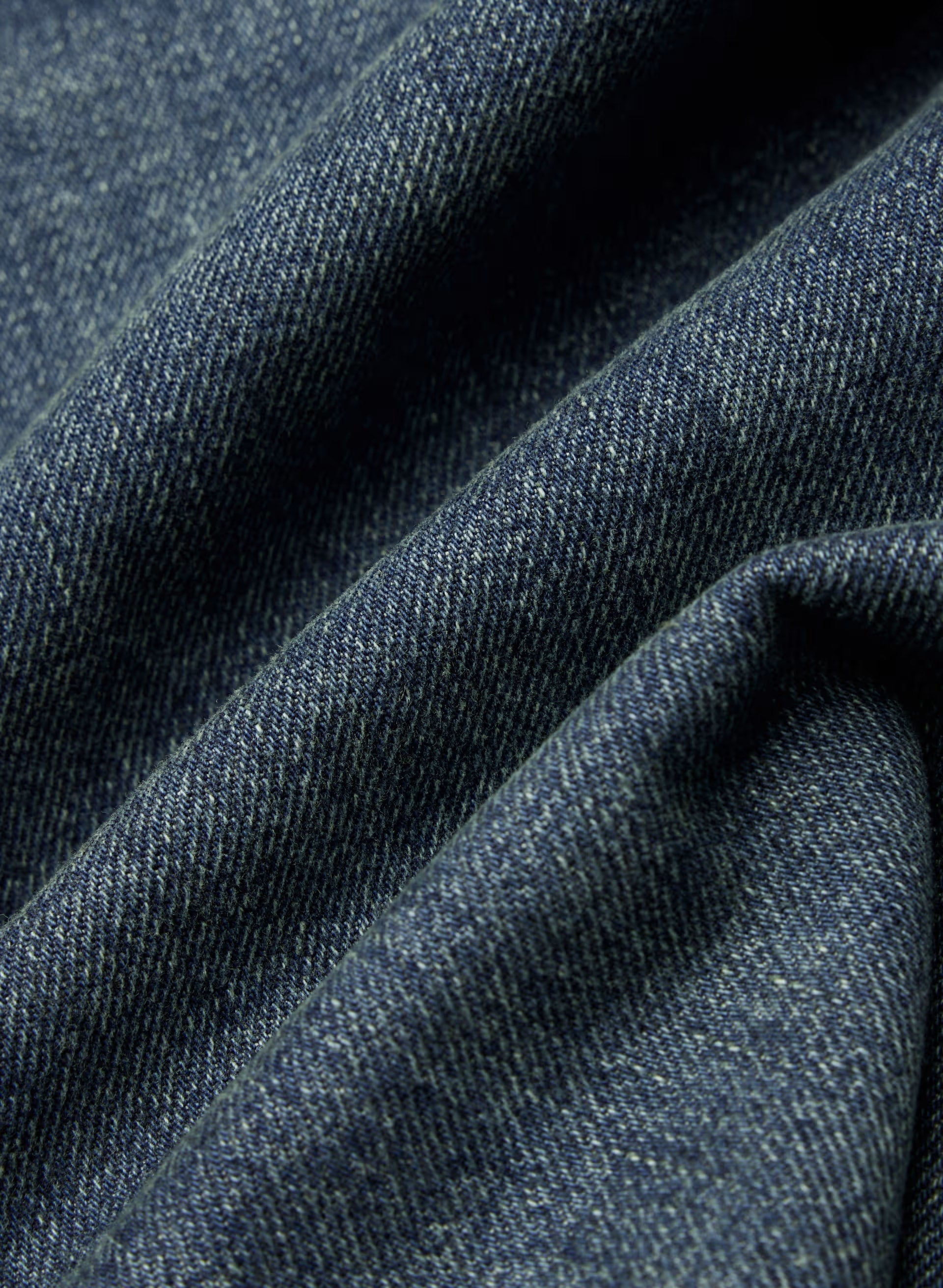 Denim Forum The Farrah Hi-Rise Wide Jean - BE ABOUT DARK BLEU