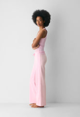 HomeStretch™ Rib Kickback Pant - MILKSHAKE PINK