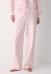 Cozy Sweatfleece Perfect Banded Sweatpant - VILLA PINK