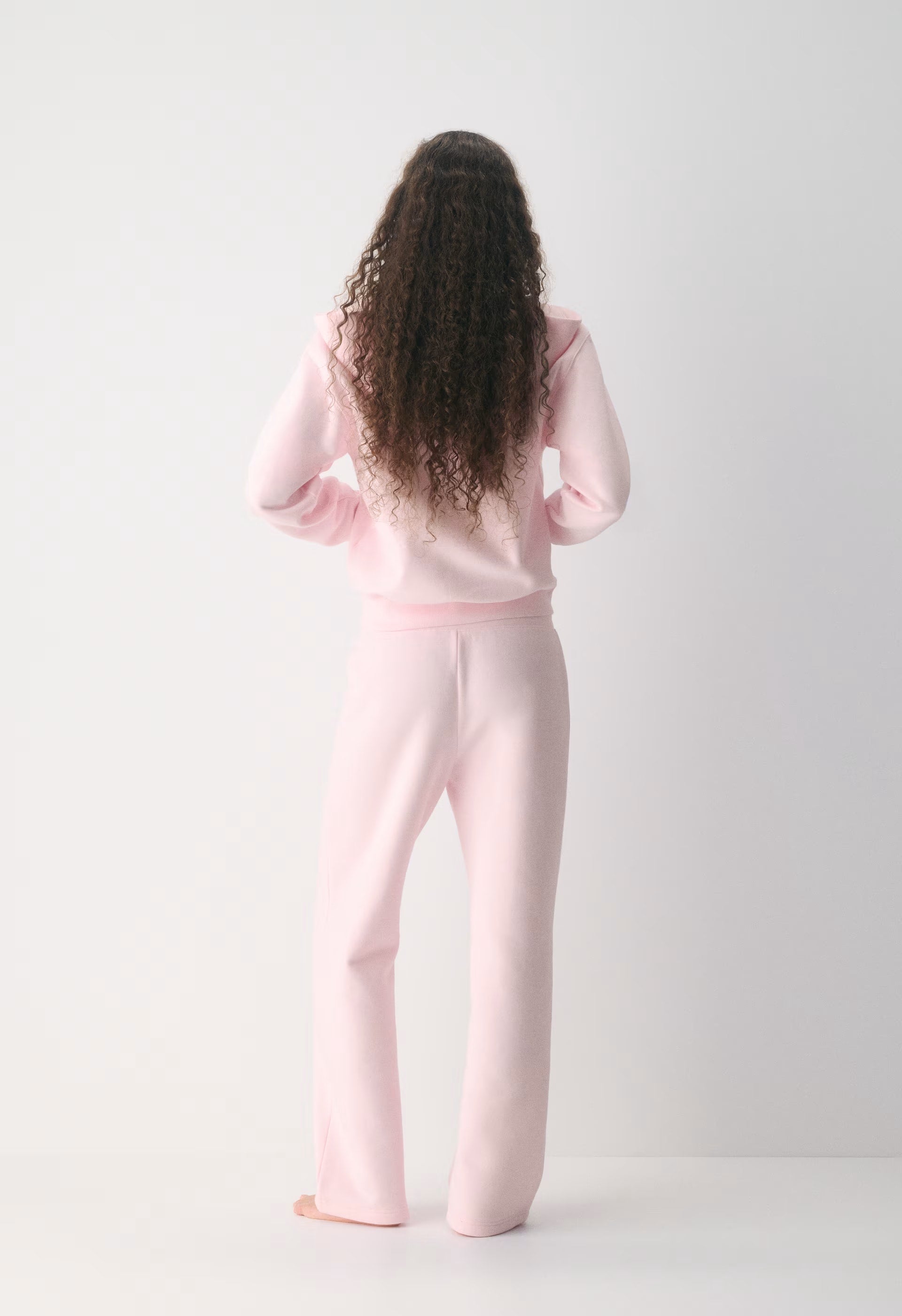 Cozy Sweatfleece Perfect Banded Sweatpant - VILLA PINK