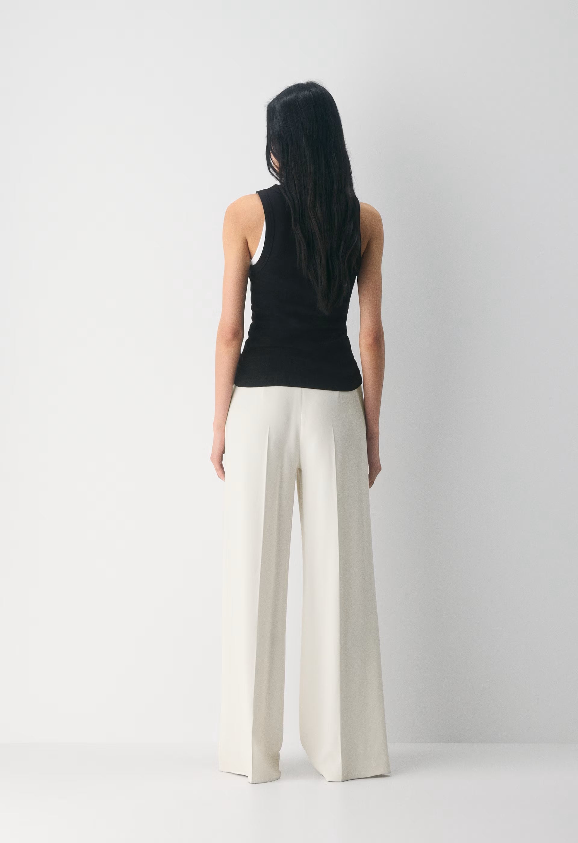 Leeway Pant - Sway Crepe - VINTAGE WHITE