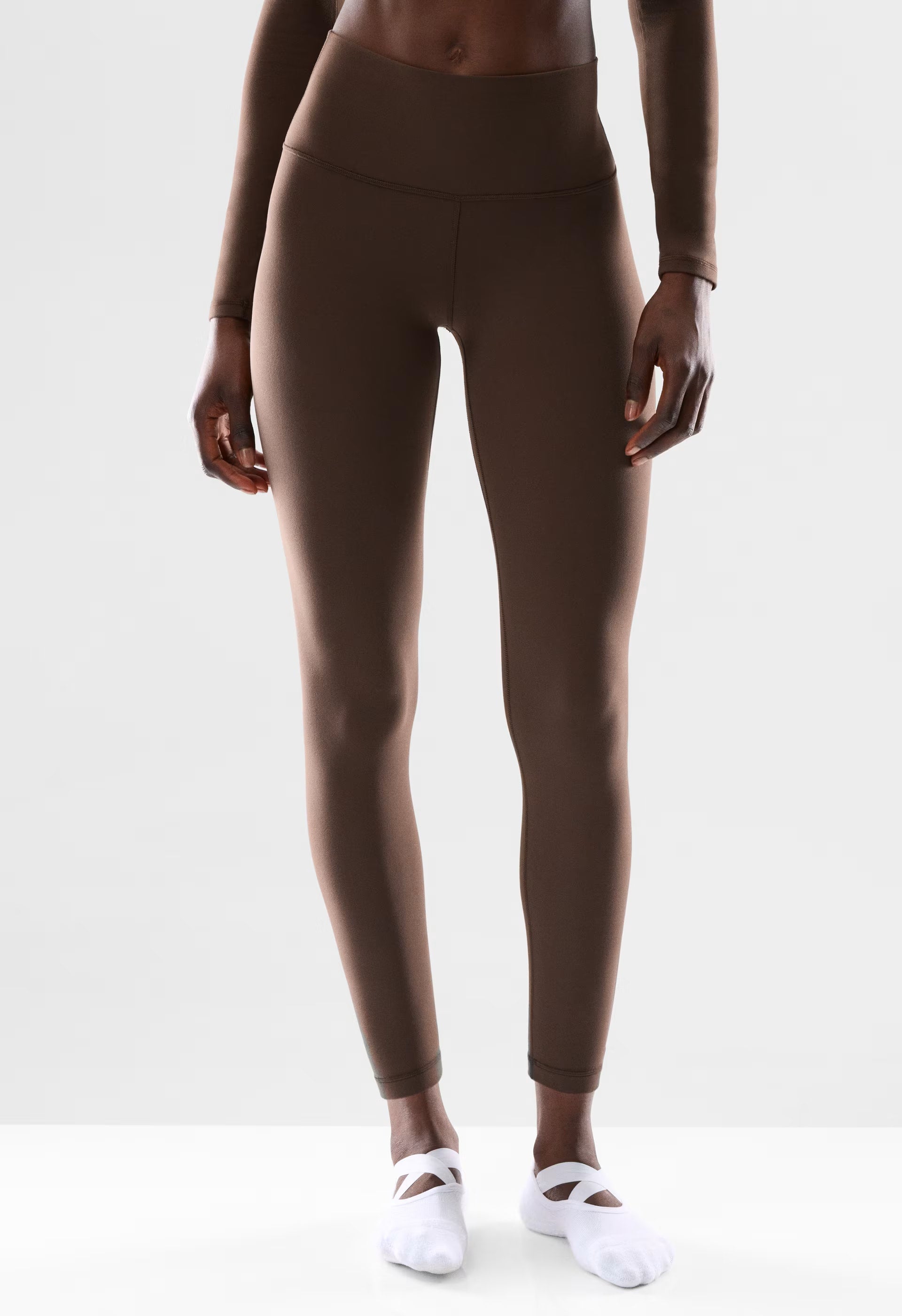 BUTTER Cheeky Hi-Rise 24 Legging - RICH MOCHA BROWN