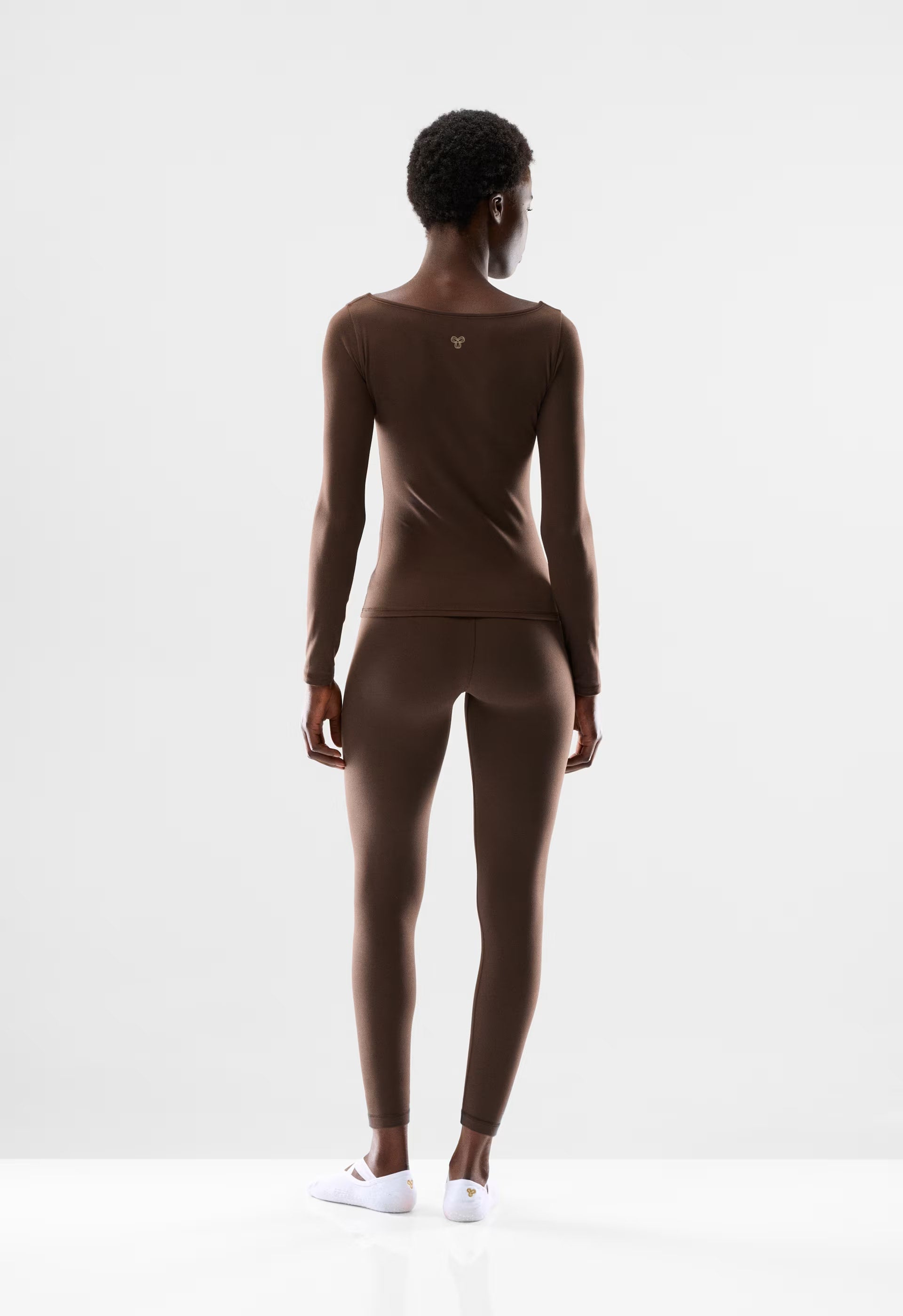 BUTTER Cheeky Hi-Rise 24 Legging - RICH MOCHA BROWN