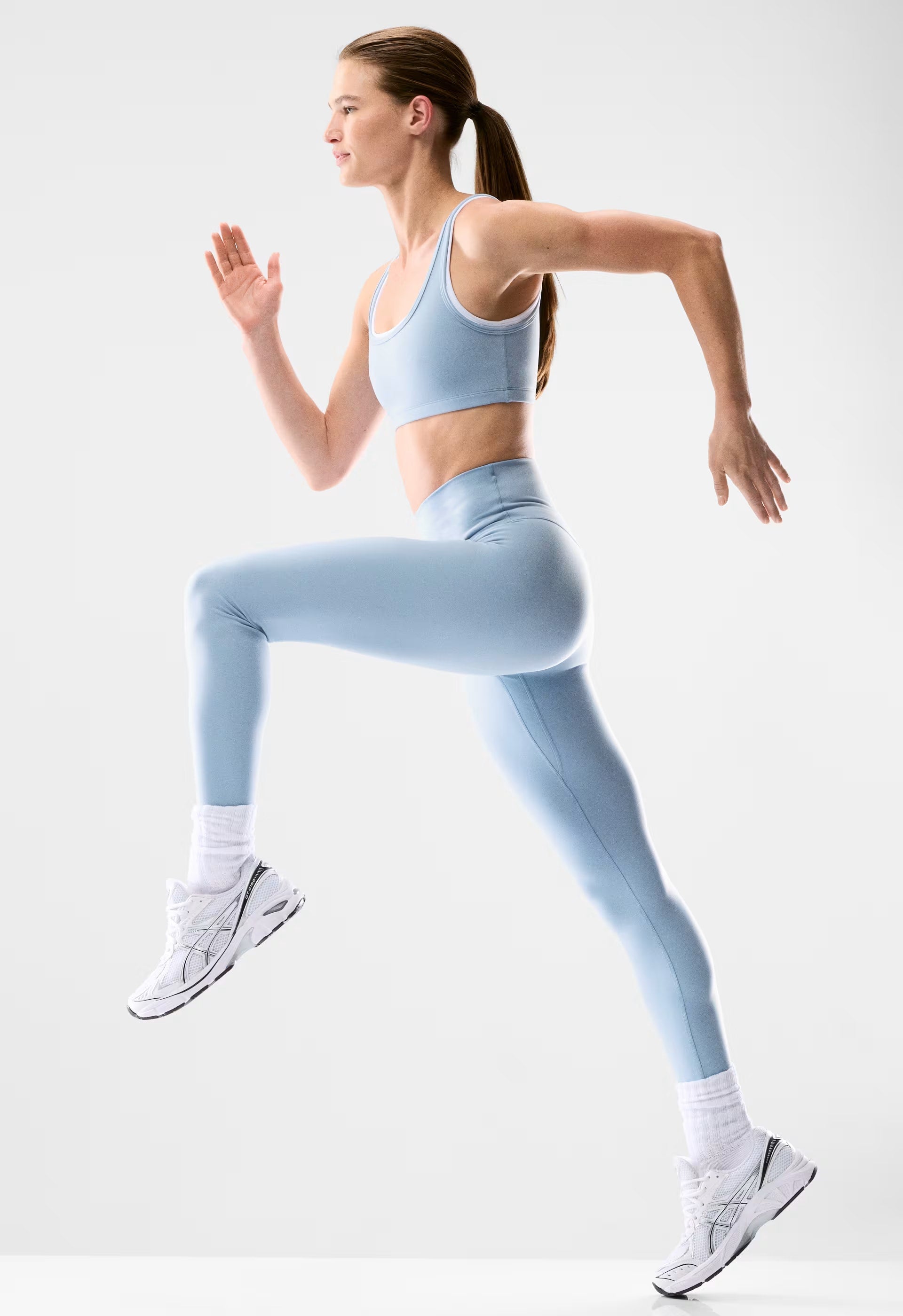 BUTTER Cheeky Hi-Rise 28 Legging - RIPPLE BLUE
